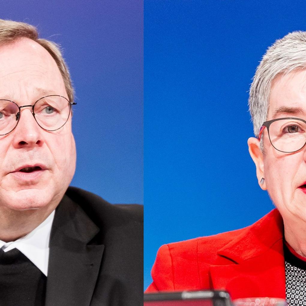 Bischof Dr. Georg Bätzing und Dr. Irme Stetter-Karp