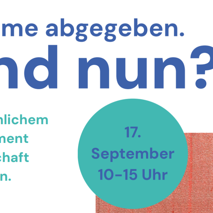 Text in Bild; Stimme abgeben, und nun?