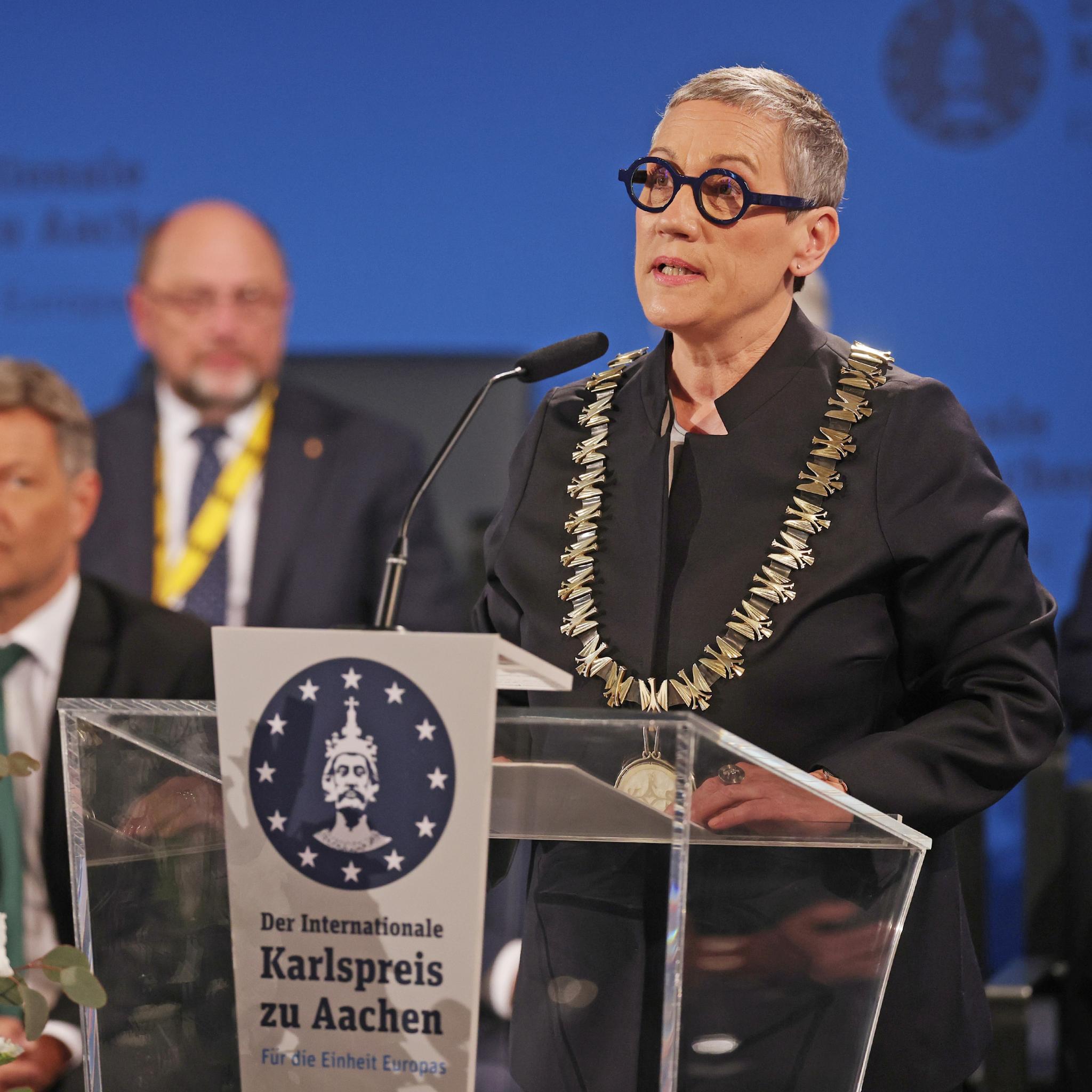 Die Rede zur Karlspreisverleihung 2024
