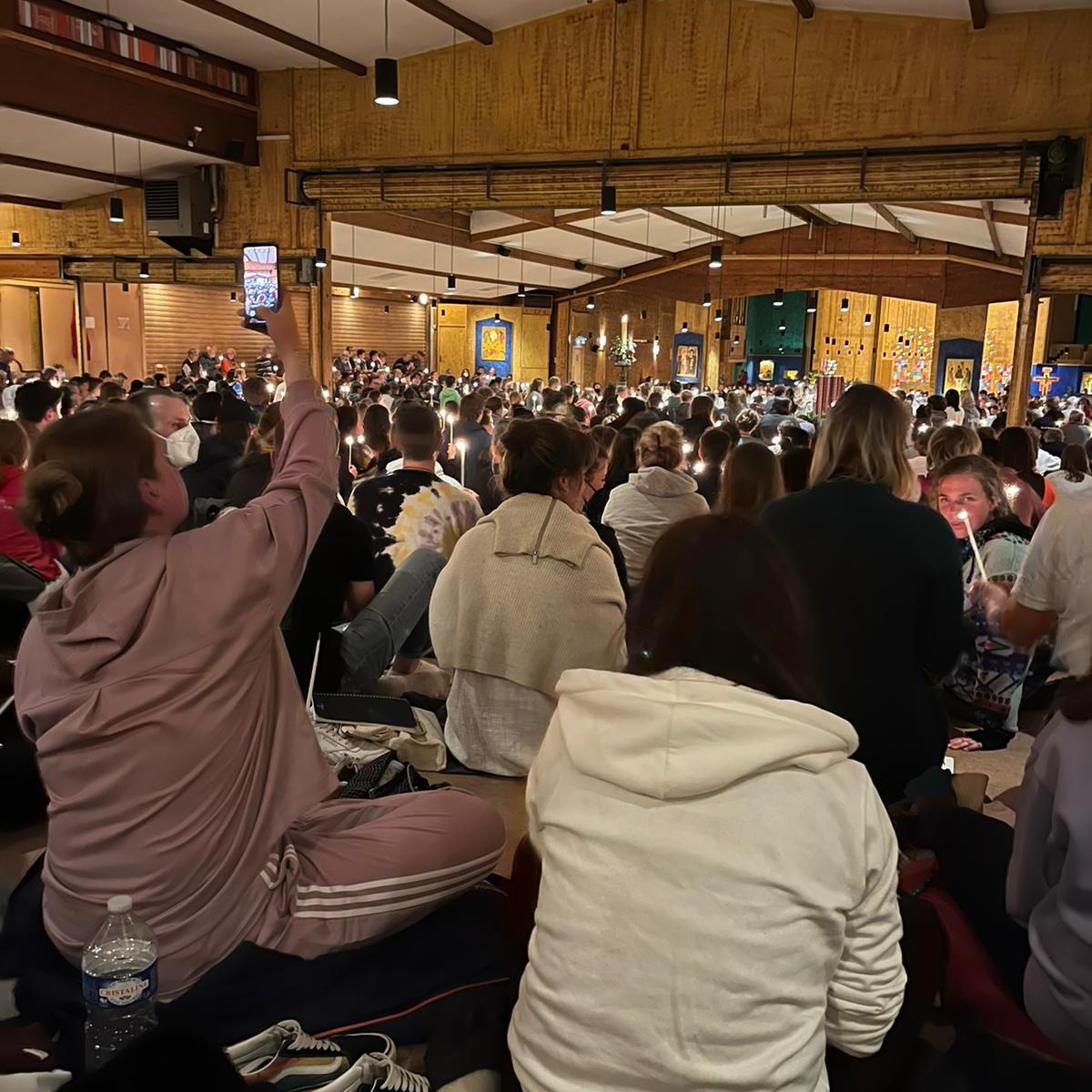 Lichtermesse Taizé Kerzen