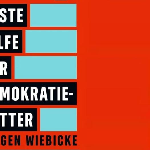 Jürgen Wiebicke, Erste Hilfe für Demokratie-Retter (Buchcover, KiWi)