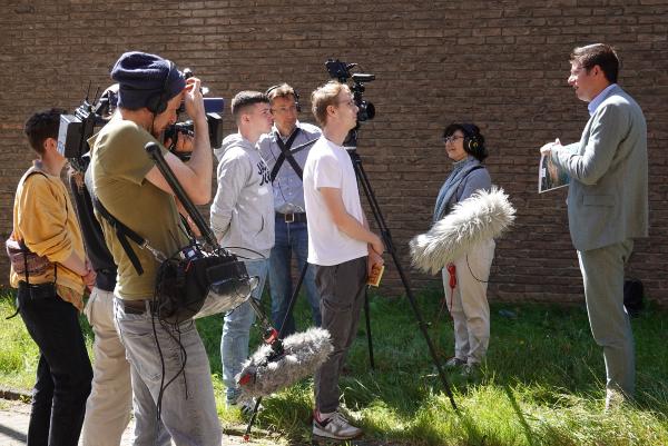 Jugendliche interviewten Menschen aus dem Rheinischen Revier zu ihren Vorstellungen rund um den Strukturwandel.