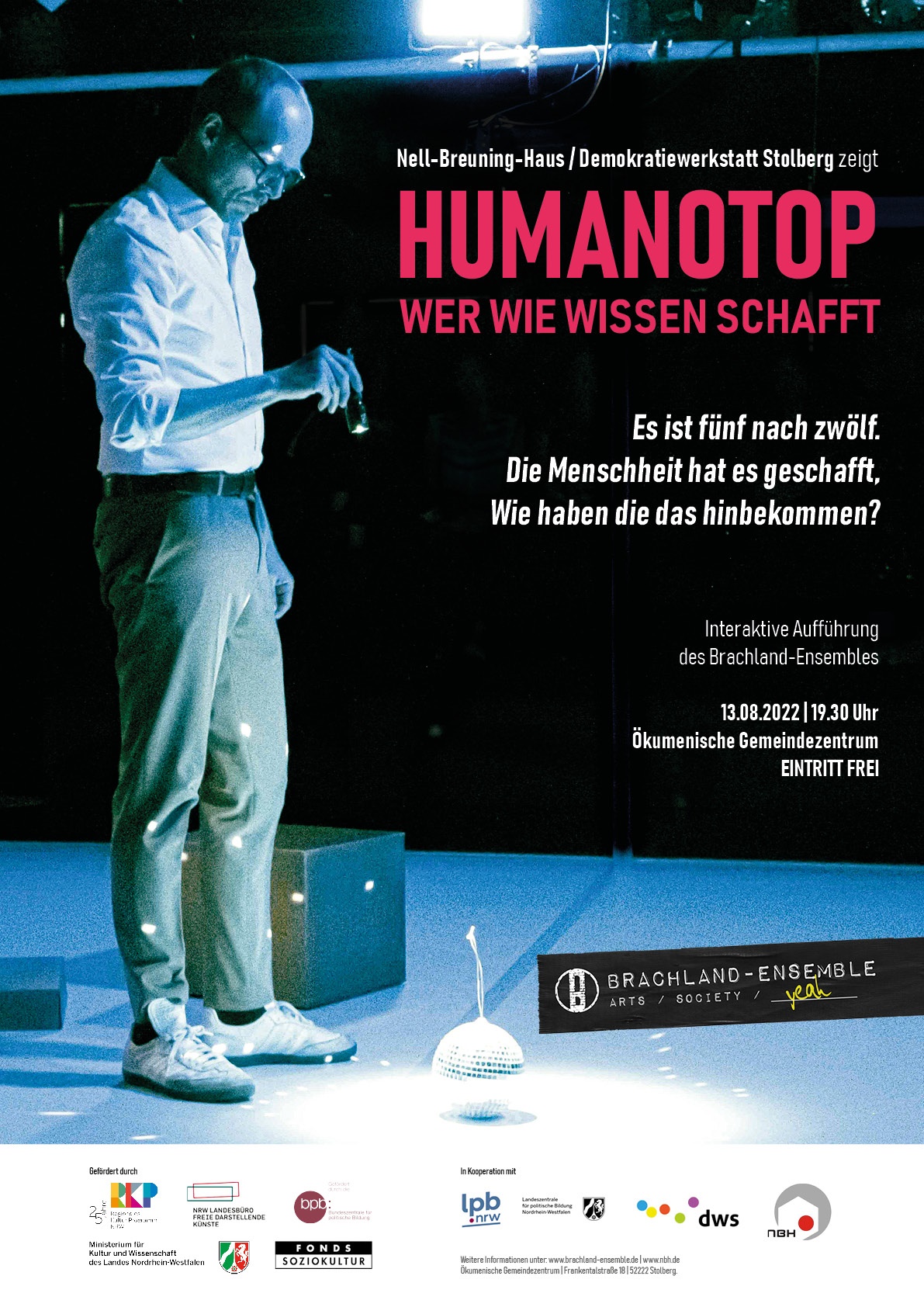 Humanotop_Plakat_Gastspiel_Stolberg (c) nbh