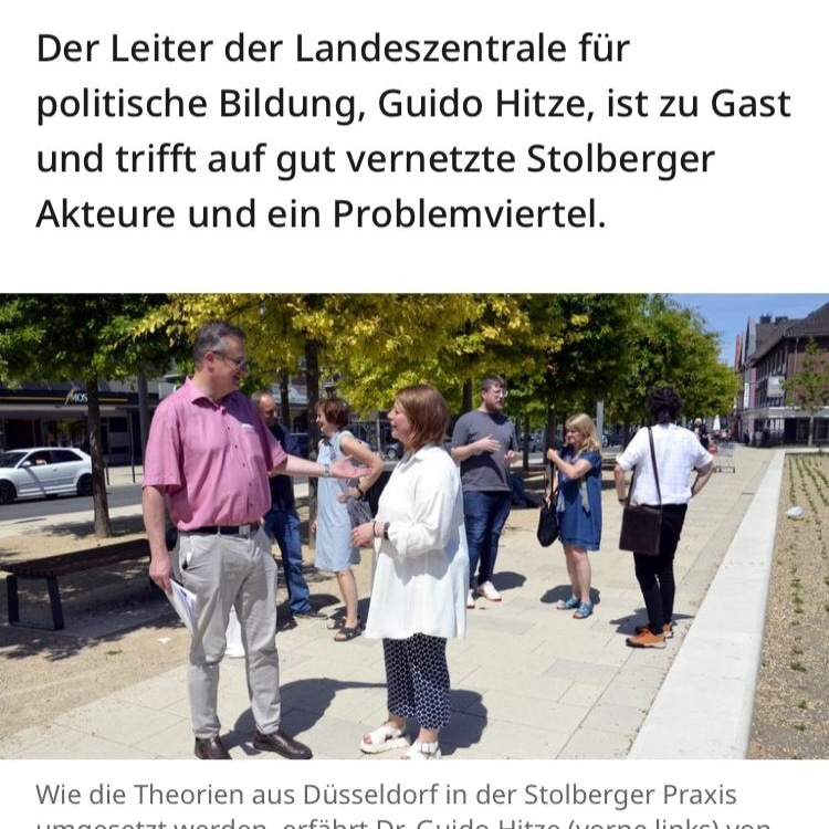 Dr. Guido Hintze besucht Landesentrale für politische Bildung in Stolberg