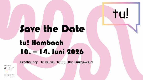 Save the Date Postkarte rosa