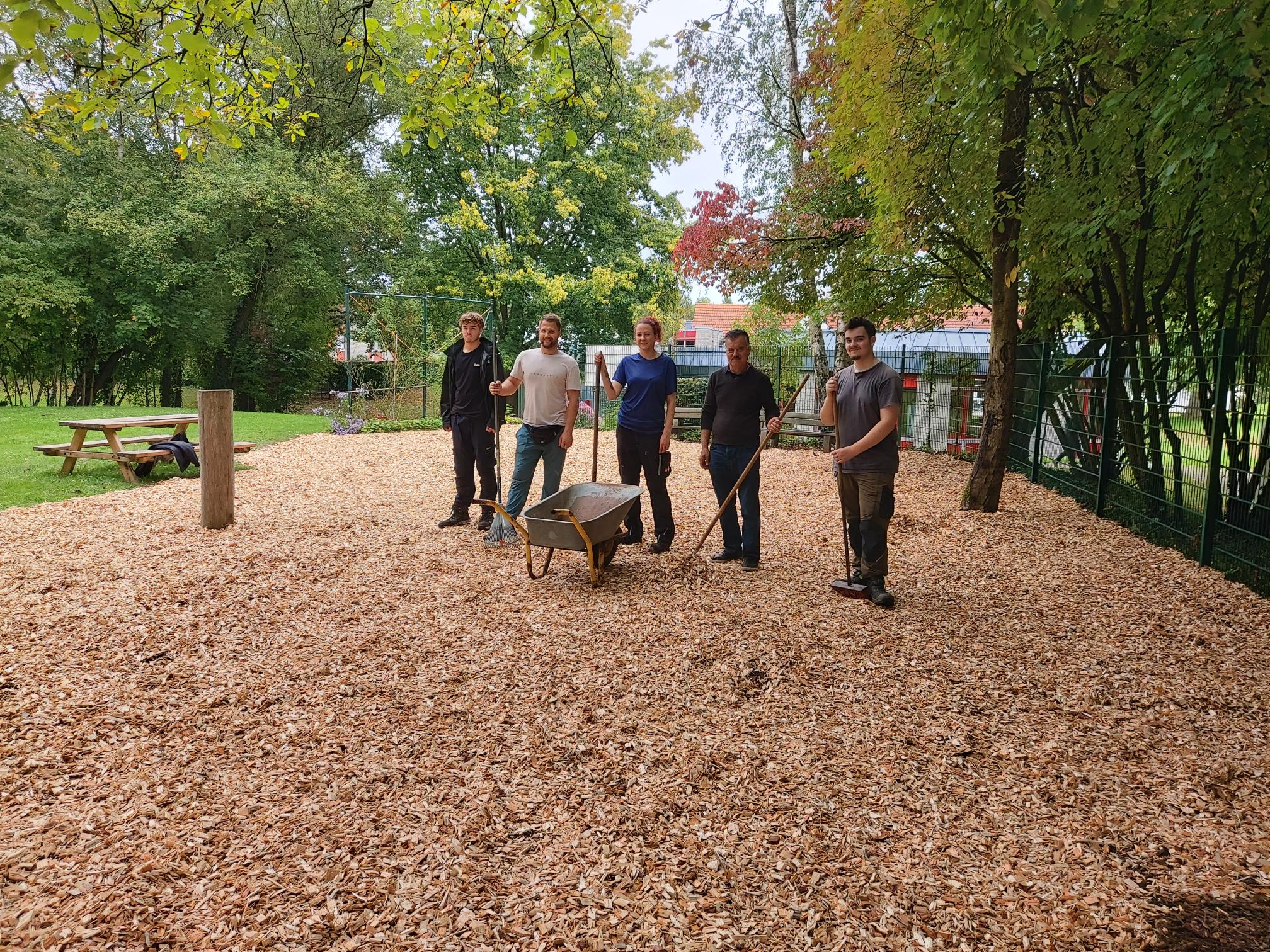 neuer Fallschutz am GreenCampus