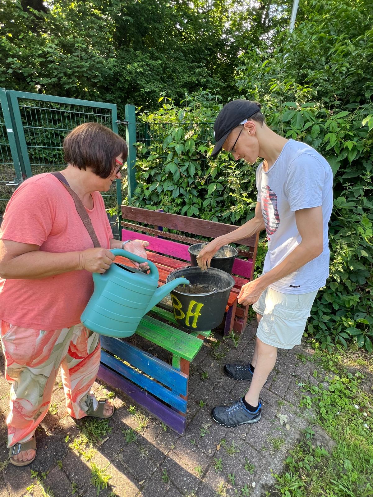 Lehm für das Insektenhotel