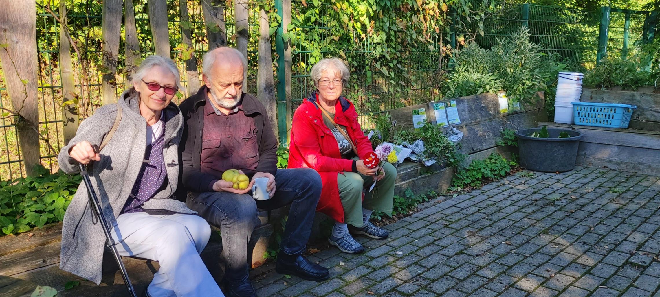 Fachsimpeln in der Herbstsonne