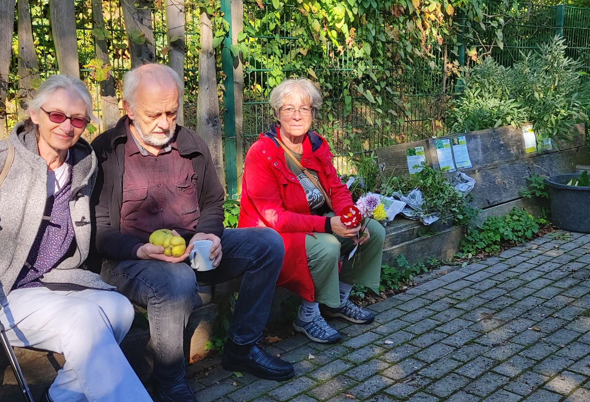 Fachsimpeln in der Sonne