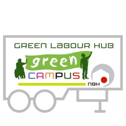 Green Labour Hub weißer Hintergrund