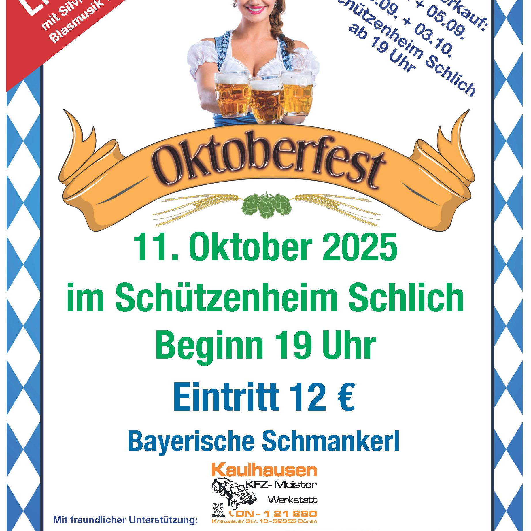 2Schützen Oktoberfest 2025 Plakat A1