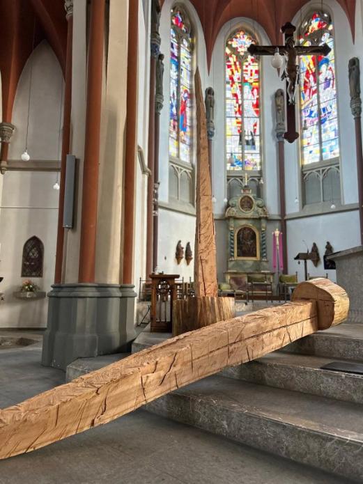 Kunstinstallation in der St.-Andreas-Kirche